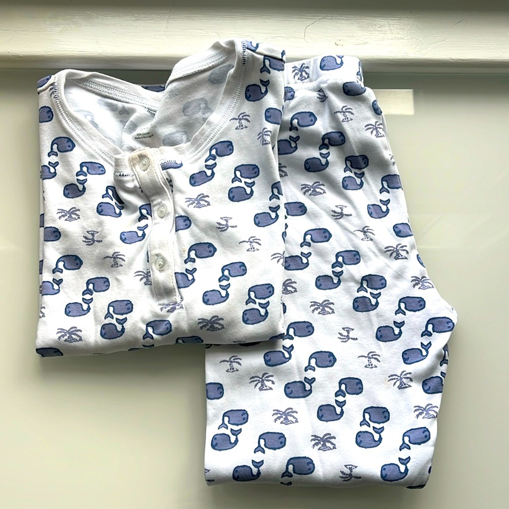 Roller rabbit long sleeve pj set size 12